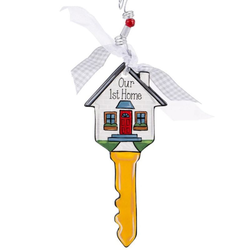1st Home Key Ornament